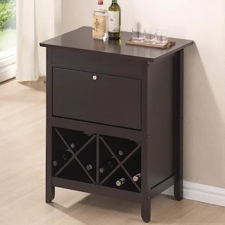 Modern Dry Bar and Wine Cabinet